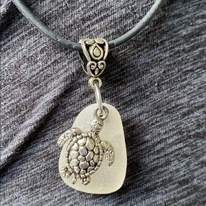 Sea glass necklace